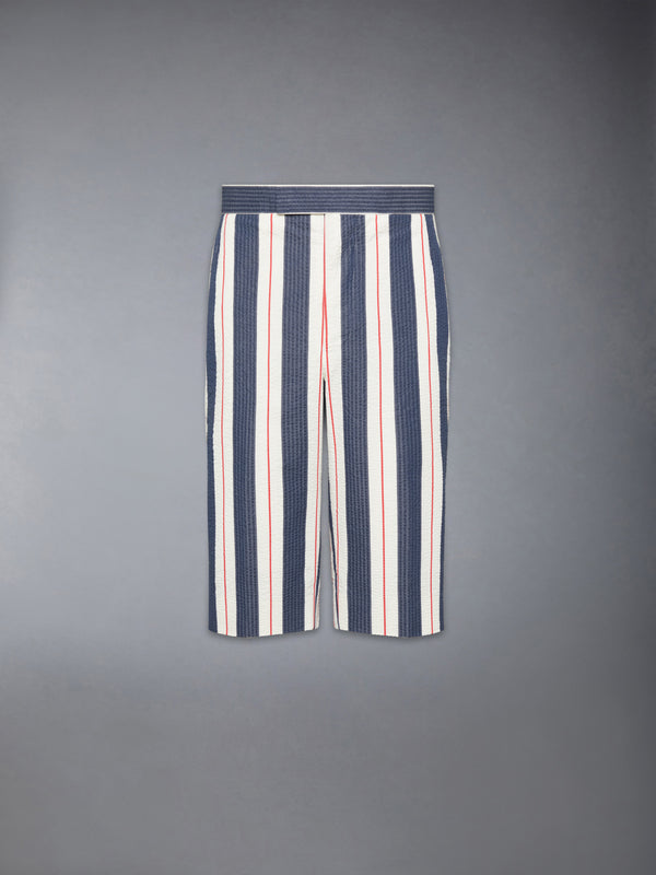 STRIPED SEERSUCKER BACKSTRAP SHORTS - featured image