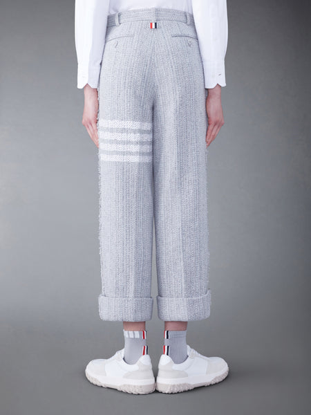 ツイード フレイ 4BAR サック トラウザー ミディアム グレー