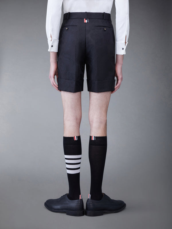 Paisley Jacquard Sack Beltloop Short - image 2