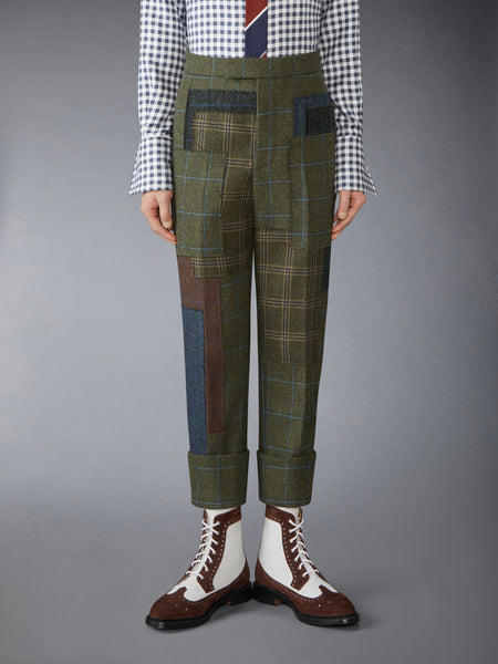 HUNTING TWEED BACKSTRAP TROUSER