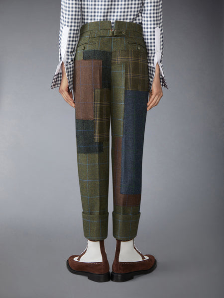 HUNTING TWEED BACKSTRAP TROUSER