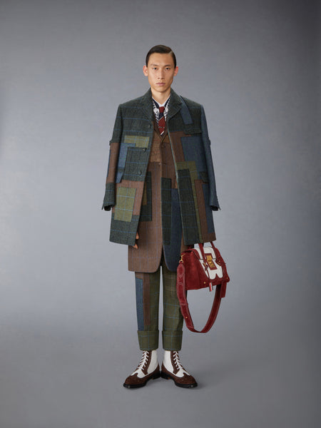 HUNTING TWEED BACKSTRAP TROUSER