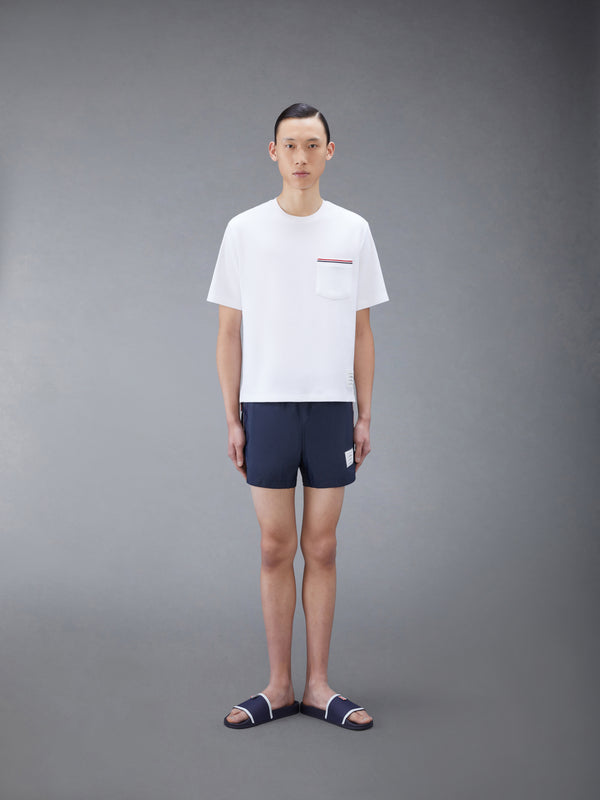 스윔 테크 스트라이프 쇼츠 - image 4