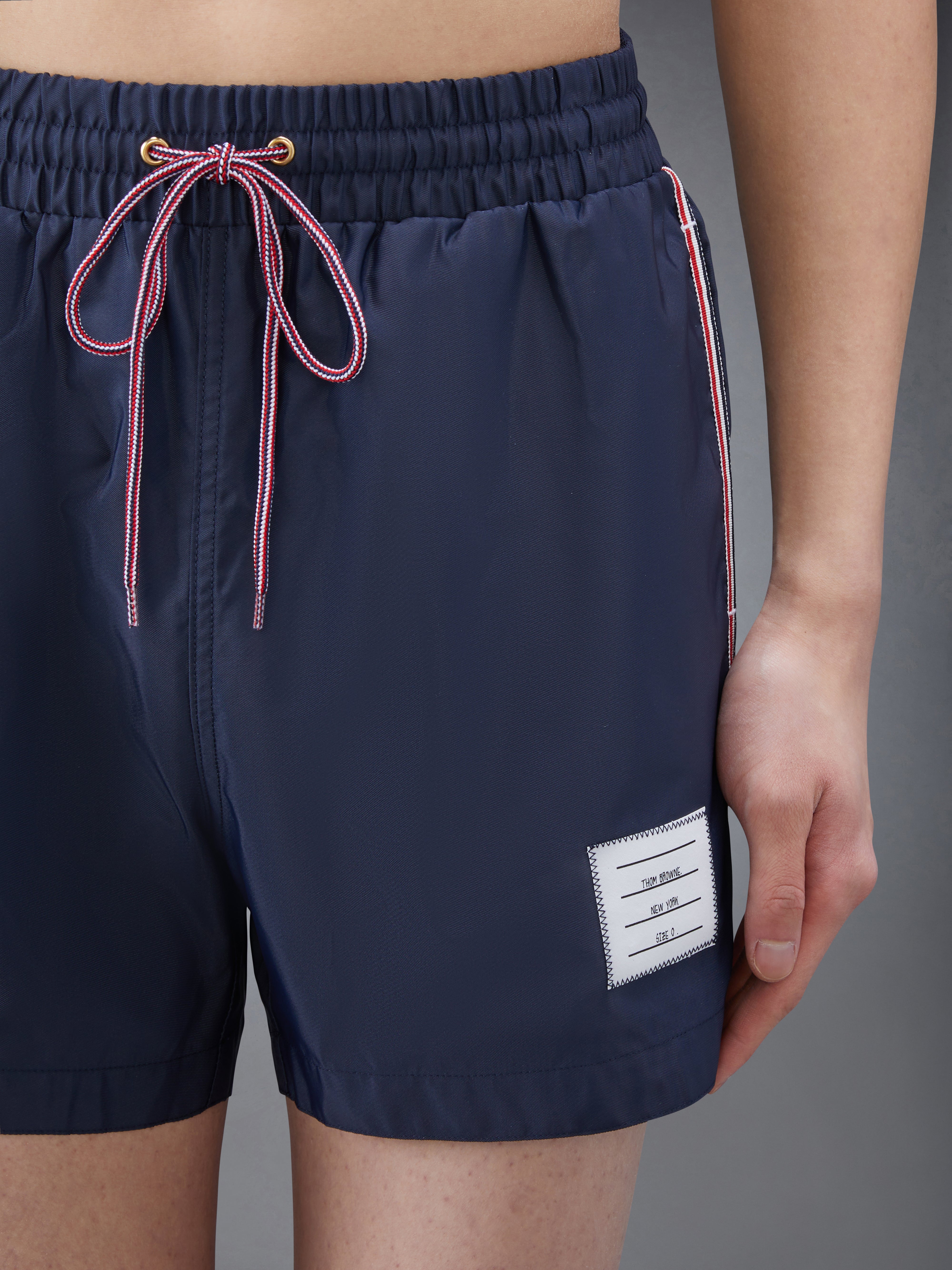 Swim Tech Stripe Shorts | Thom Browne