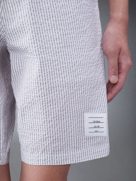 SEERSUCKER BOARD SHORTS MED GREY
