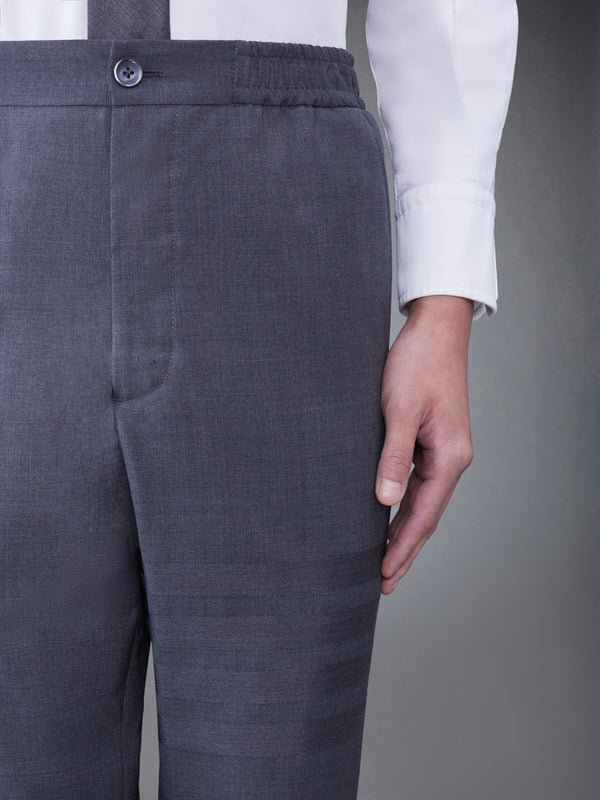 PLAIN WEAVE 4-BAR TRACK TROUSER - image 5