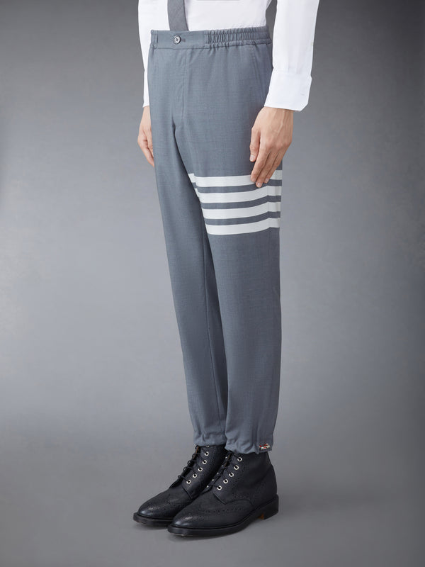 PLAIN WEAVE 4-BAR TRACK TROUSER - image 2