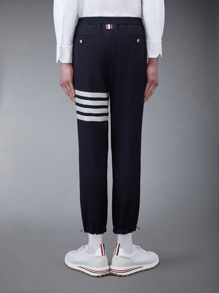 PLAIN WEAVE 4-BAR TRACK TROUSER