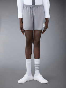 COTTON TWILL DRAWSTRING RUGBY SHORTS