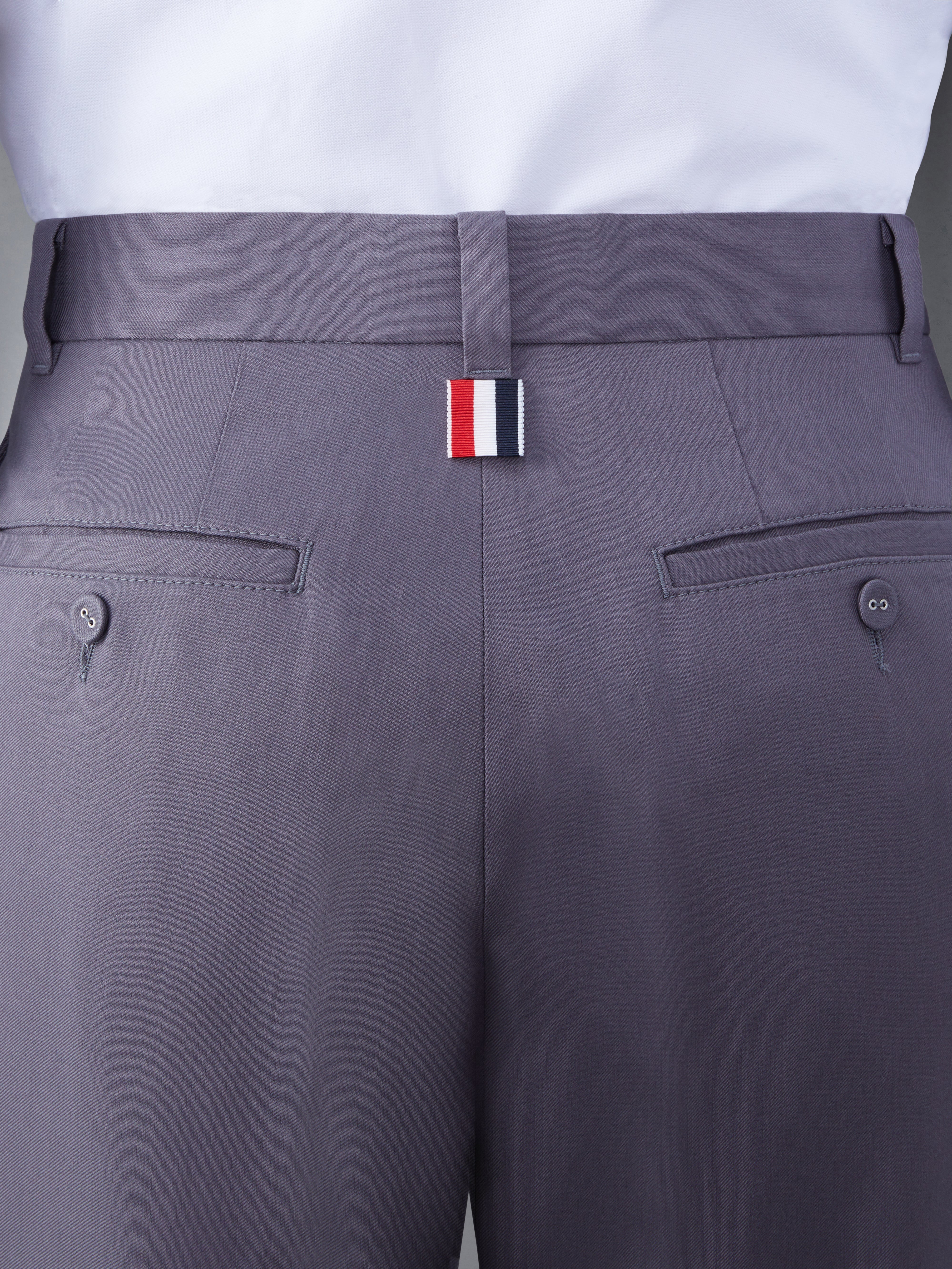 Cotton 4 Bar Straight Leg Trouser | Thom Browne