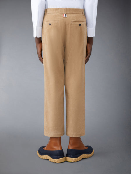 Corduroy Single Welt Pocket Straight Trouser KHAKI