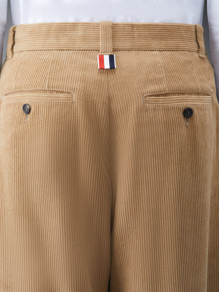 Corduroy Single Welt Pocket Straight Trouser KHAKI