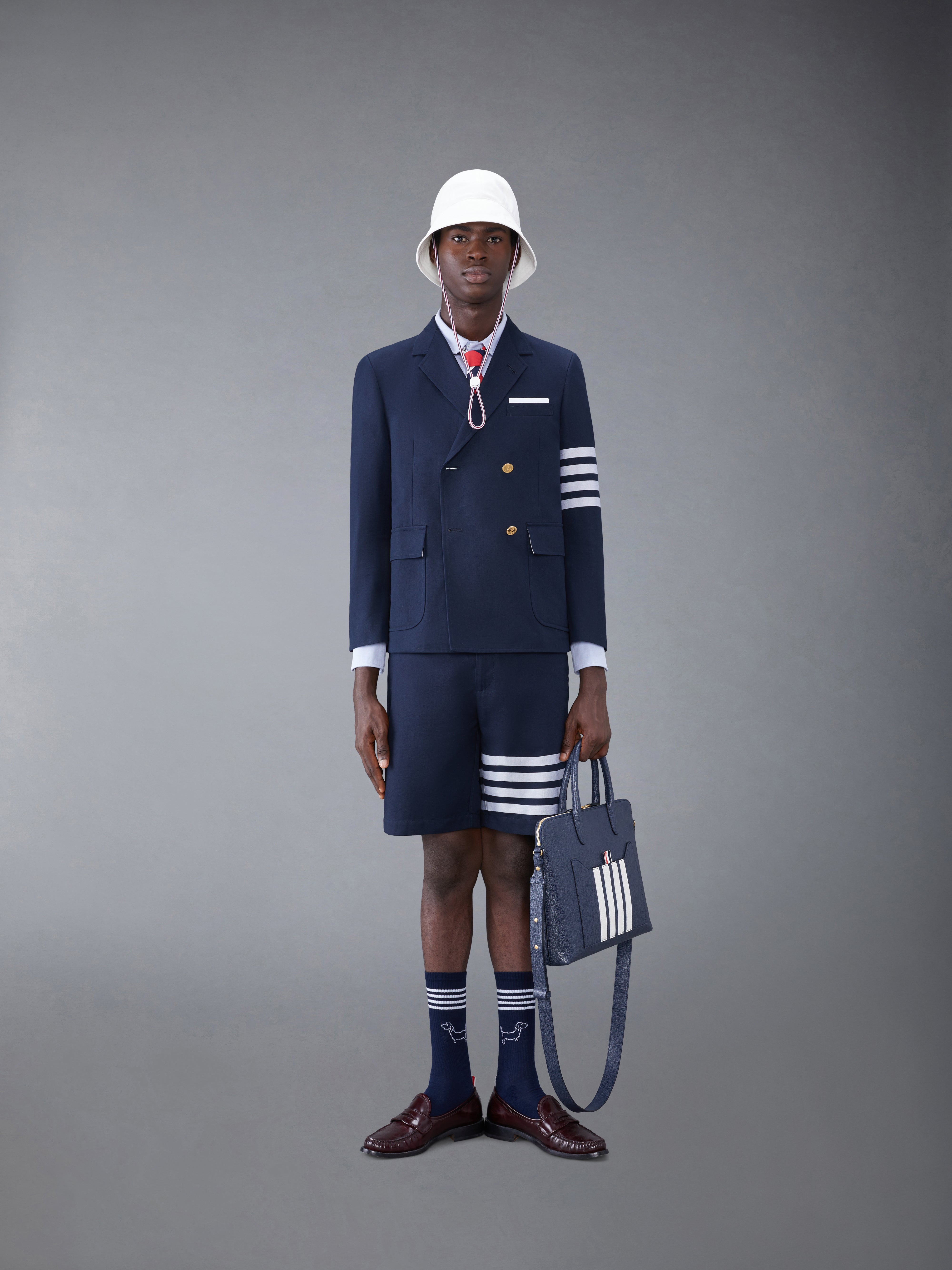 Cotton 4 Bar Pocket Short | Thom Browne
