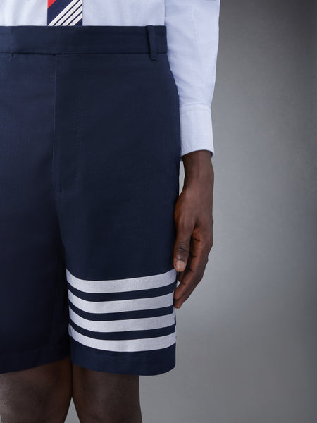 COTTON 4-BAR POCKET SHORT NAVY