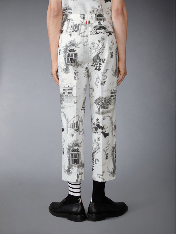 CANVAS HECTOR TOILE UTILITY CHINO TROUSER - image 2