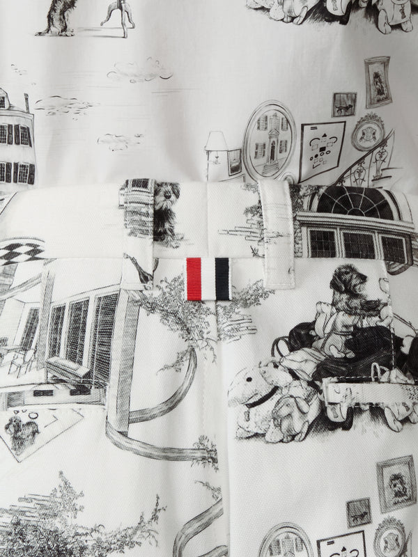 CANVAS HECTOR TOILE UTILITY CHINO TROUSER - image 4