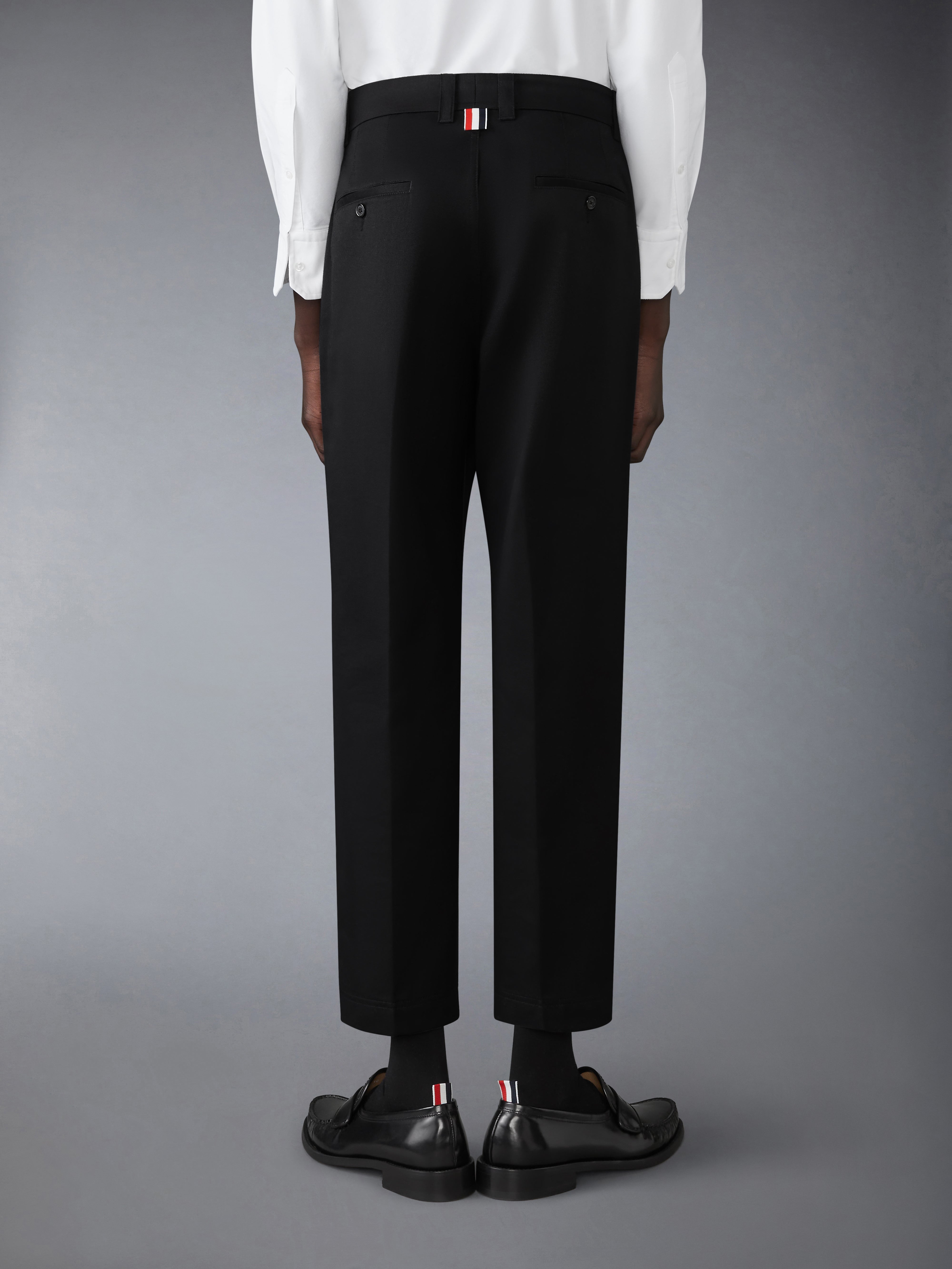 THOM BROWNE.NEW YORK スラックス Plain Weave Suiting 4 Bar Classic Backstrap Trousers | Thom