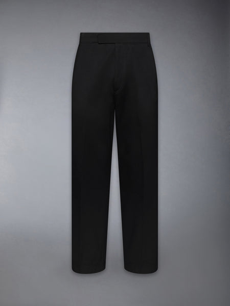 COTTON TWILL UTILITY TROUSER BLACK
