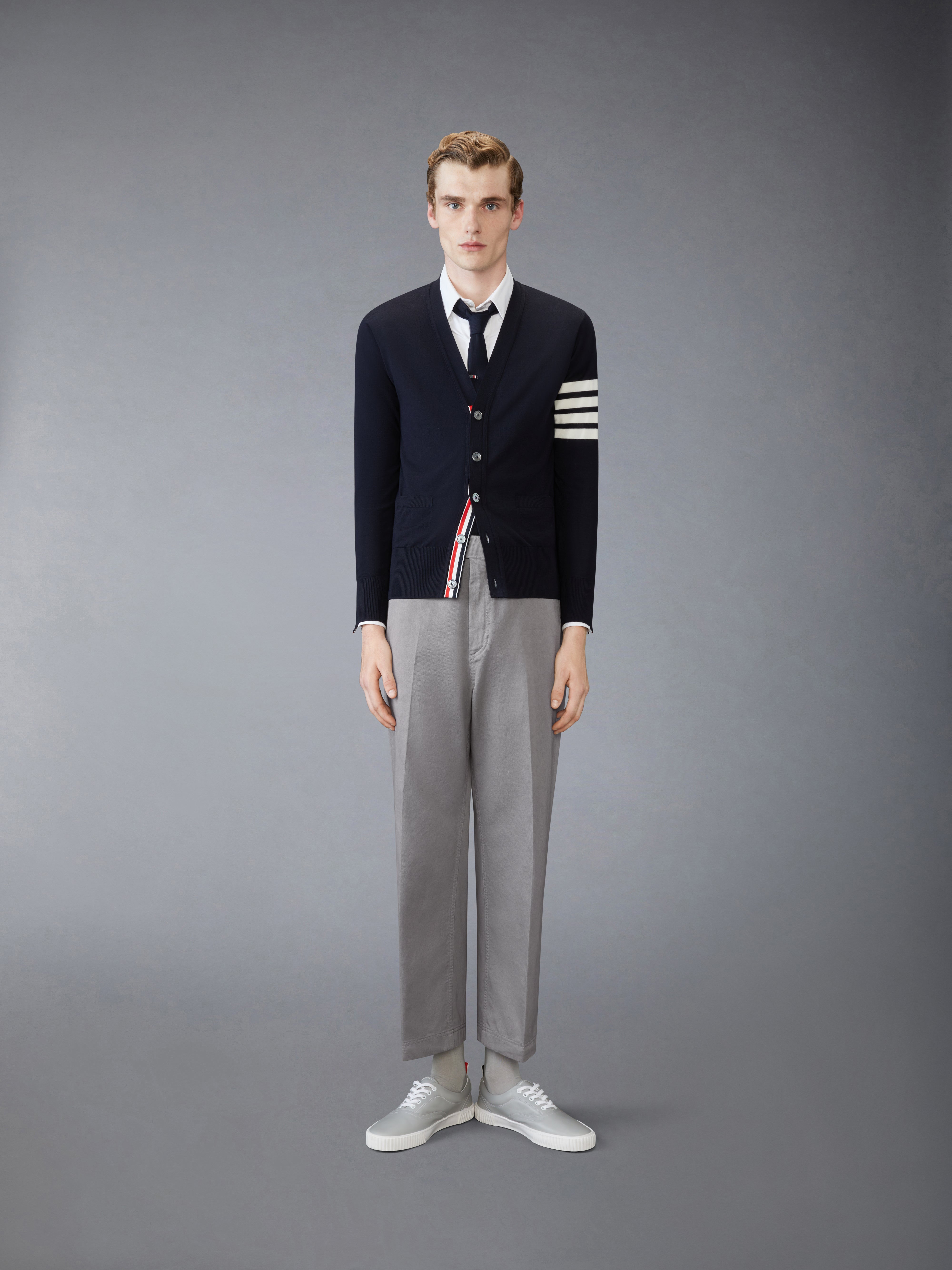 Utility Chino Trouser Garment Dye In Cotton Twill | Thom Browne