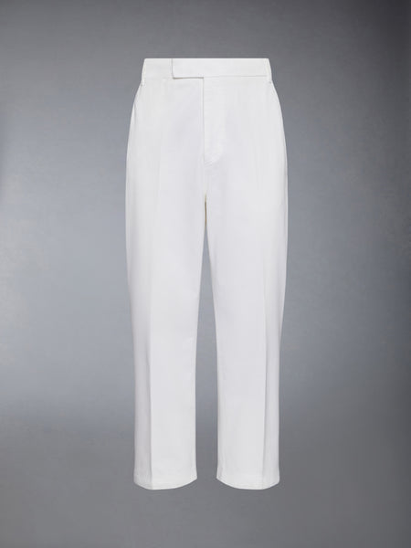 COTTON TWILL UTILITY TROUSERS