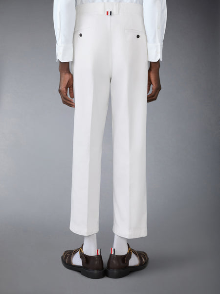 COTTON TWILL UTILITY TROUSERS