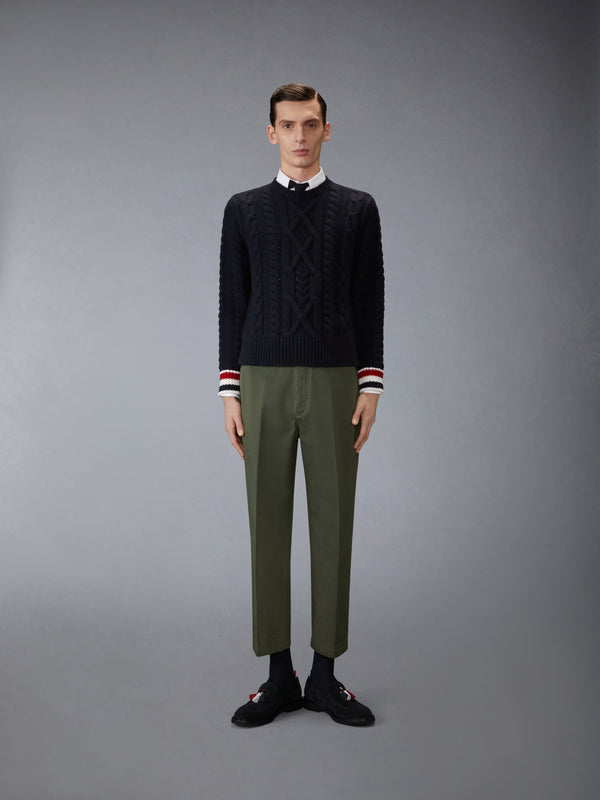 COTTON TWILL UTILITY CHINO TROUSER - image 3