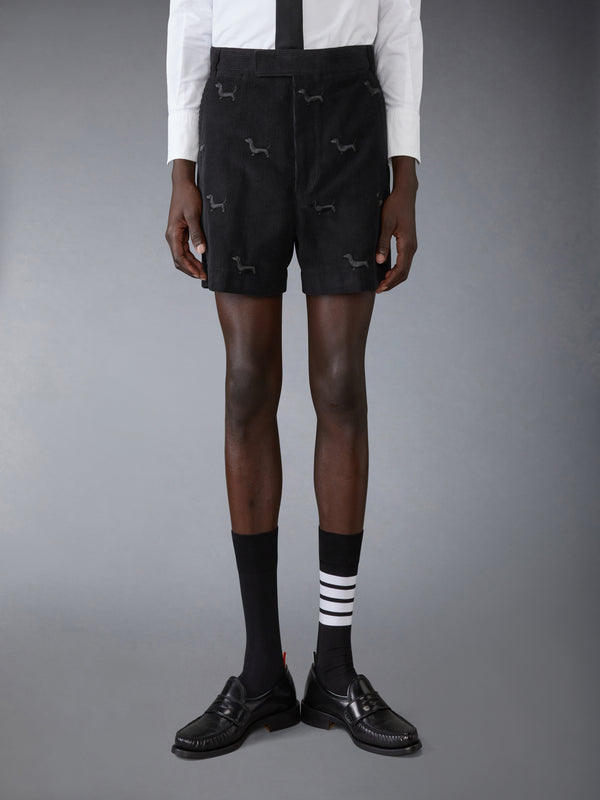 CORDUROY MID THIGH UTILITY SHORTS - image 1