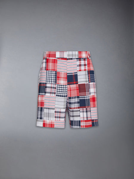 MADRAS PATCHWORK UTILITY CHINO SHORT RWBWHT