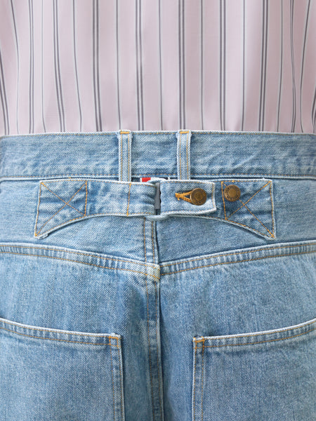 SELVEDGE DENIM TROUSER LIGHT BLUE