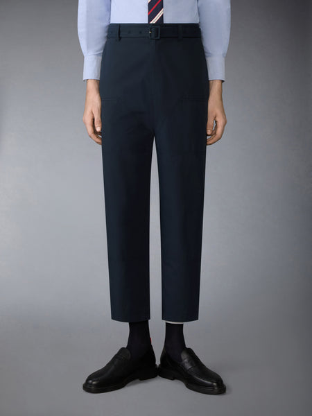 COTTON SUITING CARPENTER PANTS NAVY