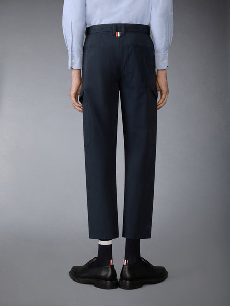 COTTON SUITING CARPENTER PANTS NAVY