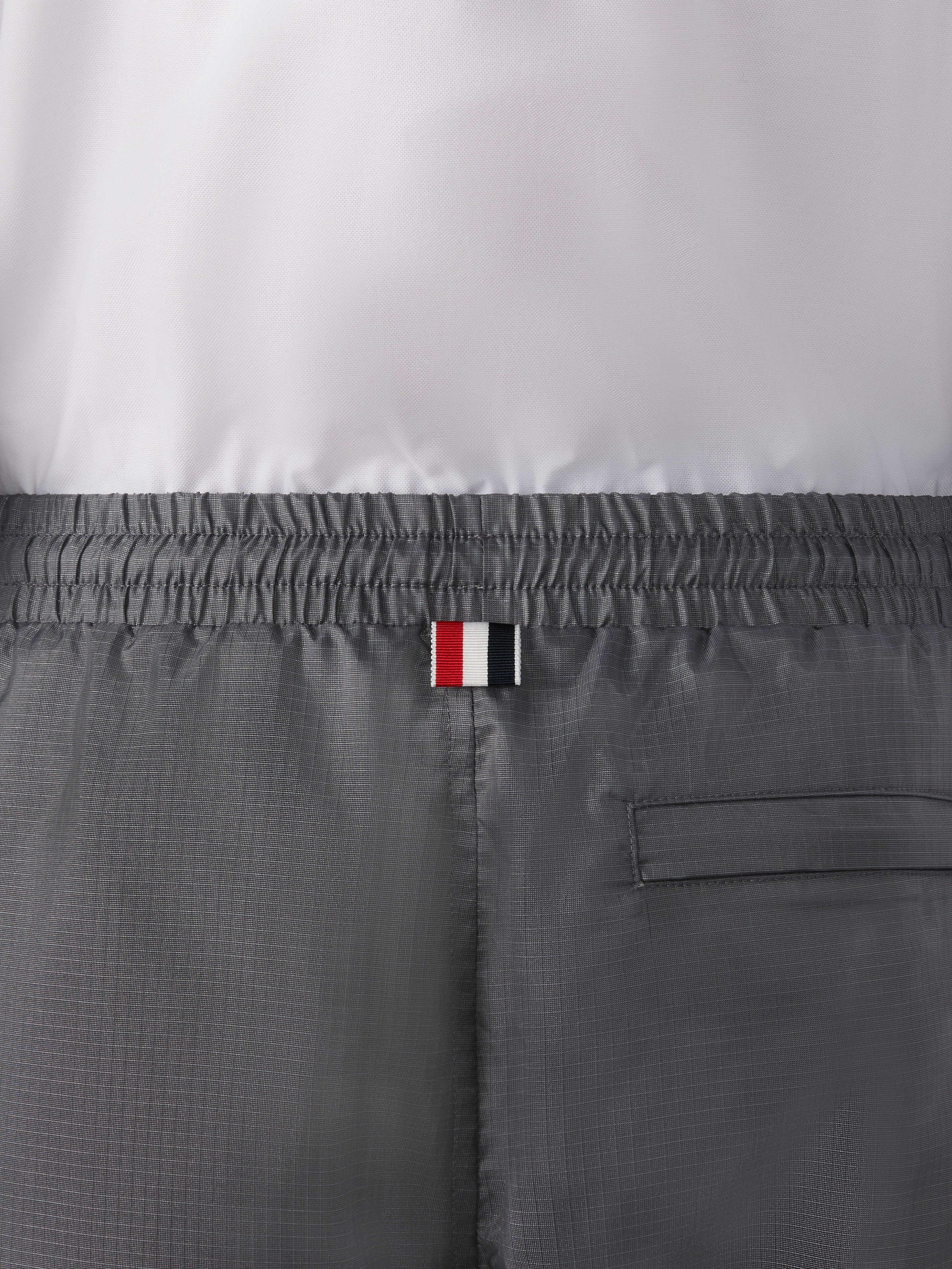 Shiny Ripstop 4-Bar Track Pants | Thom Browne