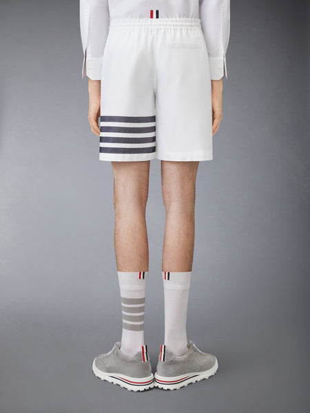 OXFORD 4-BAR RUGBY SHORTS WHITE /NAVY