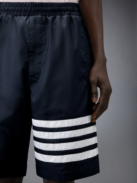 RIPSTOP 4-BAR TRACK SHORTS NAVY