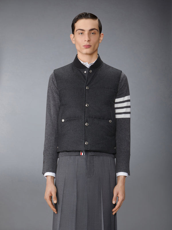 WOOL FLANNEL DOWN FILL VEST - image 1