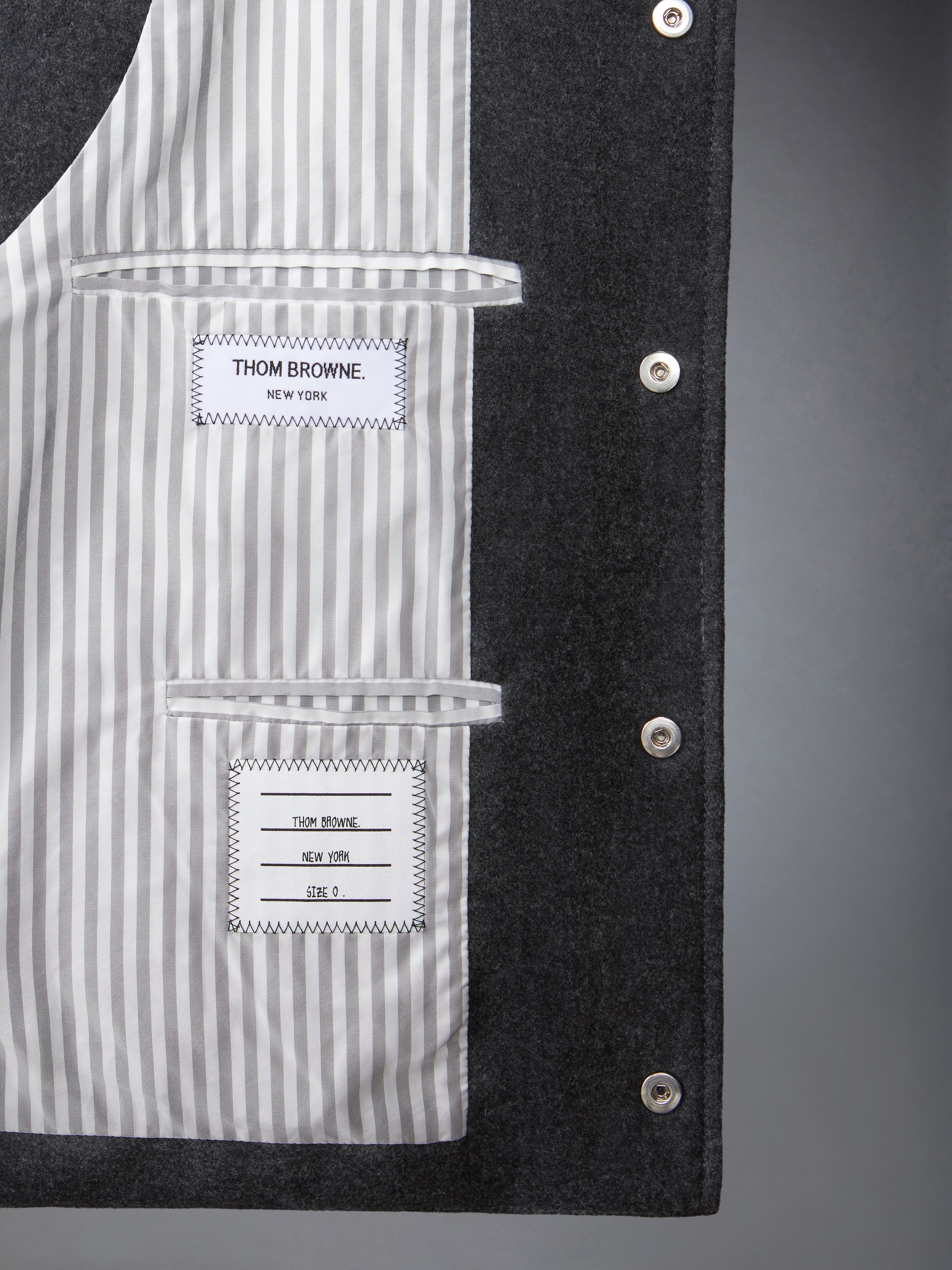 Thom Browne ダウンベスト　タグあり ウールフランネルダウンフィルベスト | Thom Browne
