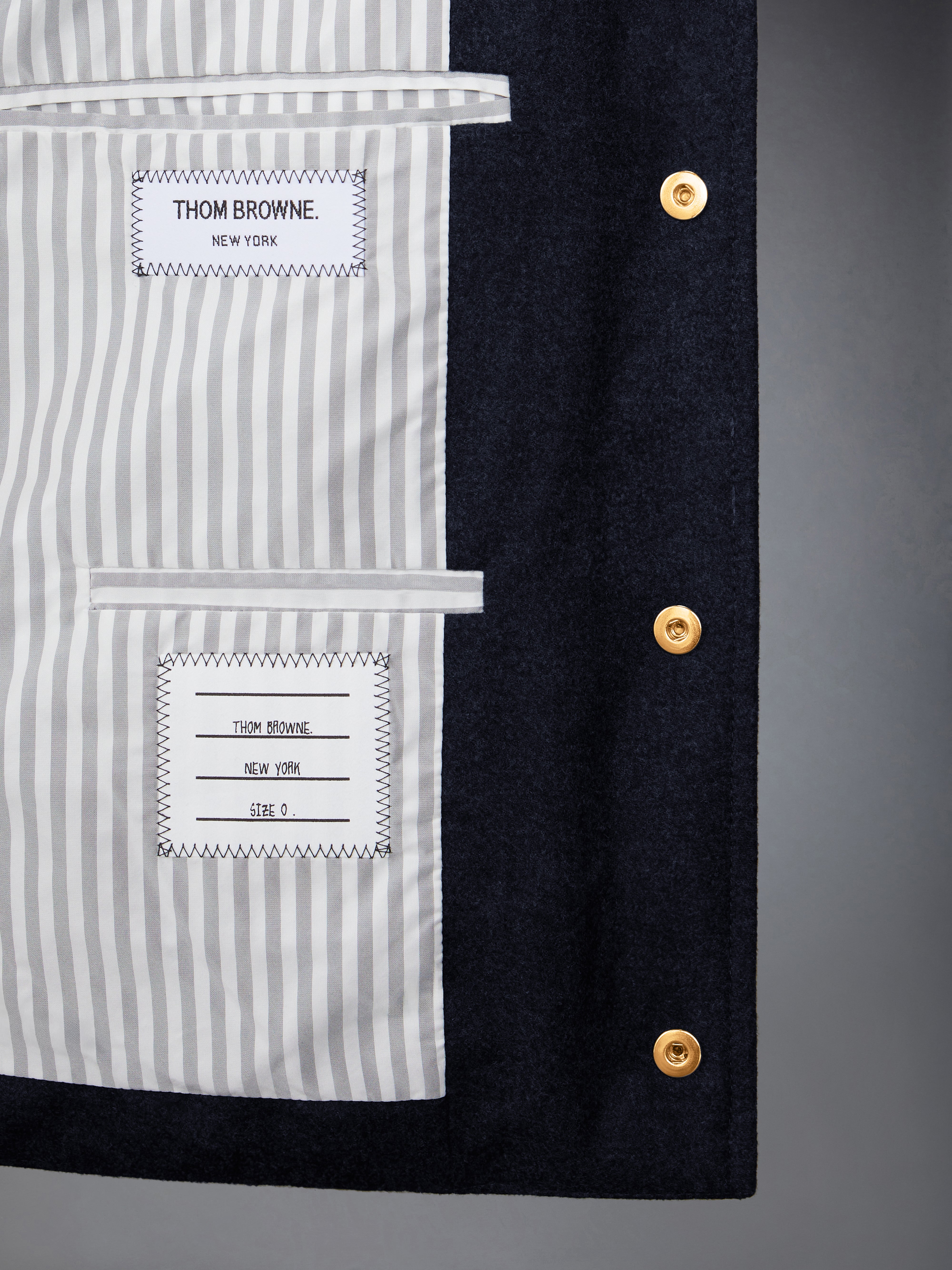Thom Browne ダウンベスト　タグあり Thom Browne: グレー Gunclub Check Hair Mohair ダウンベスト