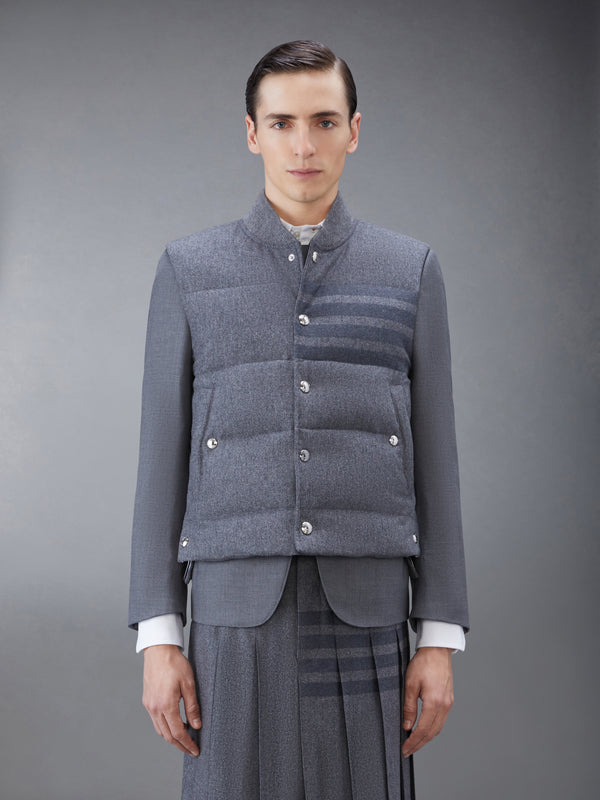 FLANNEL DOWN FILL 4-BAR VEST - featured image