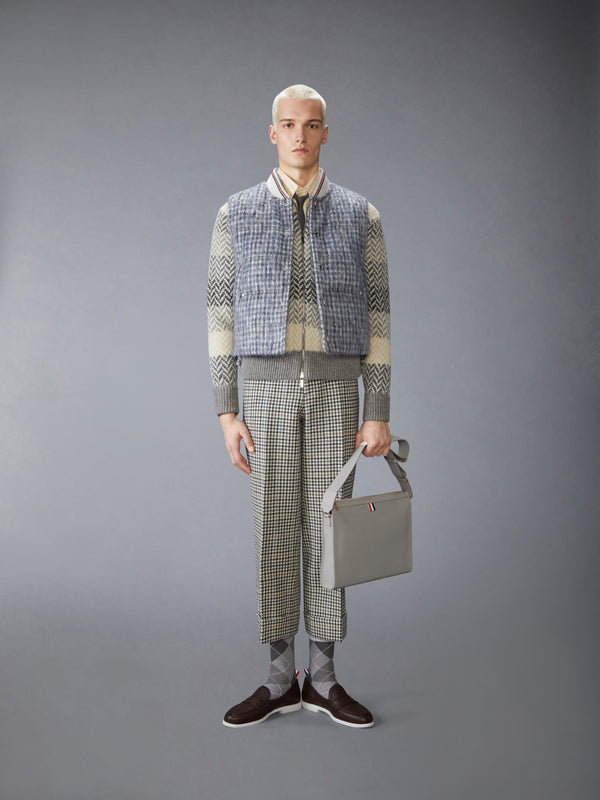 GUNCLUB CHECK HAIRY MOHAIR DOWN FILLED VEST - image 3