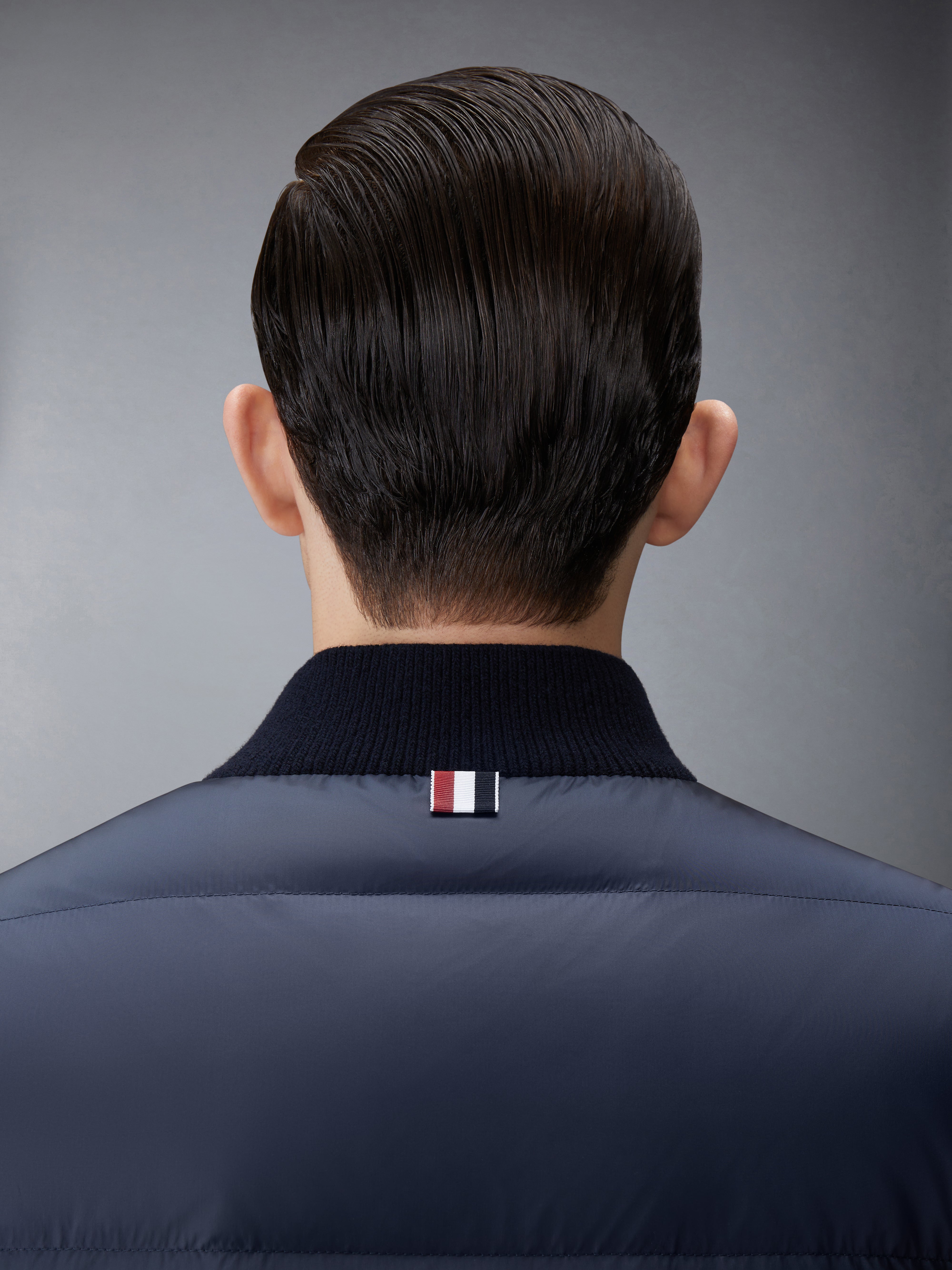 マット仕上げナイロンダウンフィル4バーベスト | Thom Browne