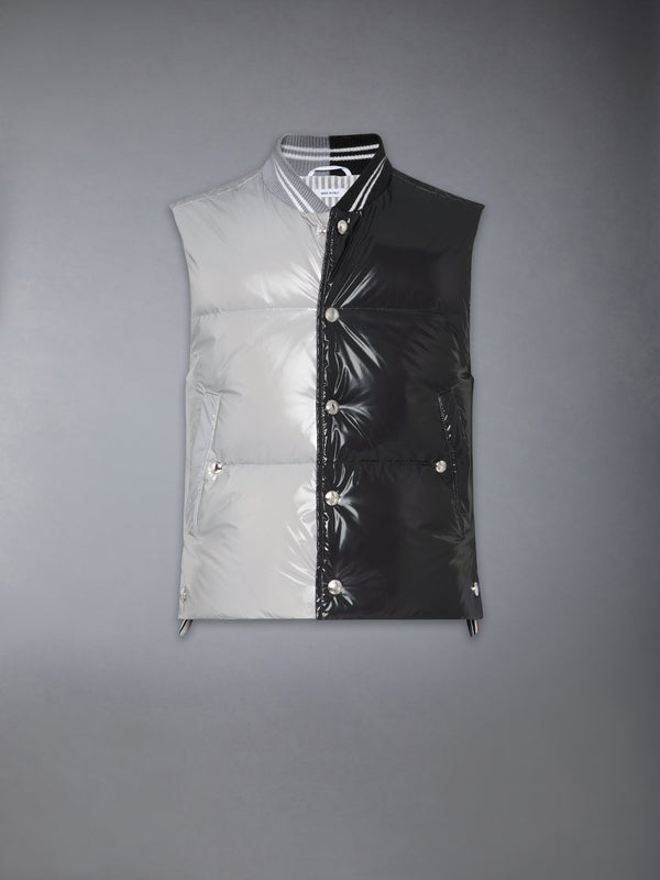 FUNMIX GLOSSY TECH DOWN FILL VEST - featured image