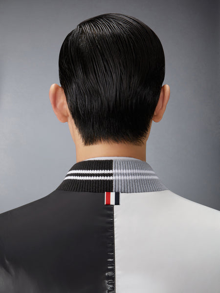 FUNMIX GLOSSY TECH DOWN FILL VEST LT GREY