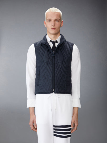 NYLON TECH ECO FILLED QUILTED VEST