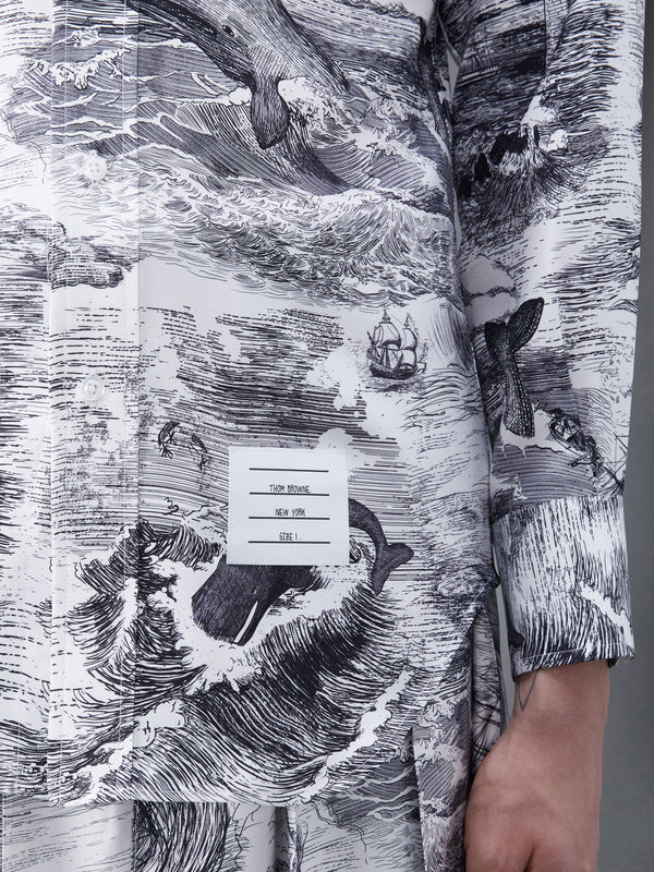 ノーティカル トワル シルク ツイル クラシック フィット シャツ - image 6