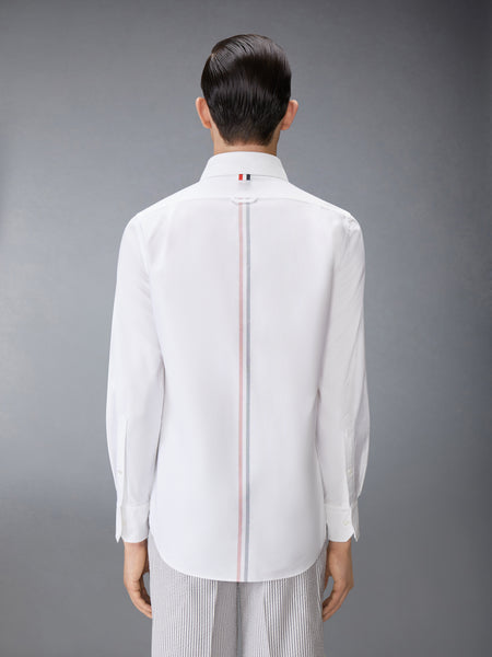 SOLID OXFORD STRAIGHT FIT SHIRT WHITE