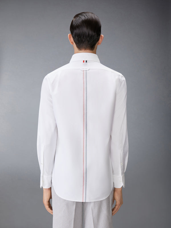 SOLID OXFORD STRAIGHT FIT SHIRT - image 3