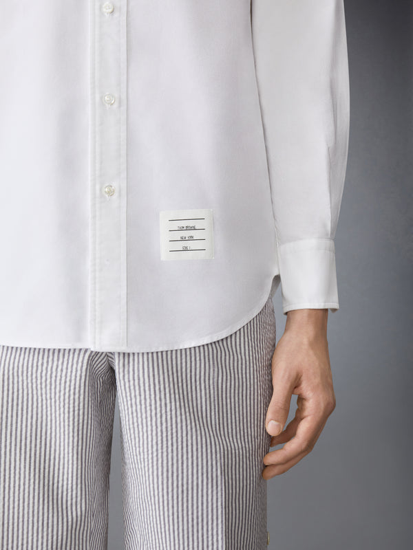 SOLID OXFORD STRAIGHT FIT SHIRT - image 6