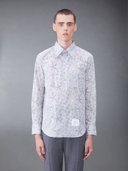 コットン アンダーザシーシャツ ミディアム グレー