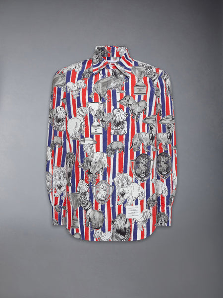 POPLIN HECTOR TOILE SHIRT RWBWHT