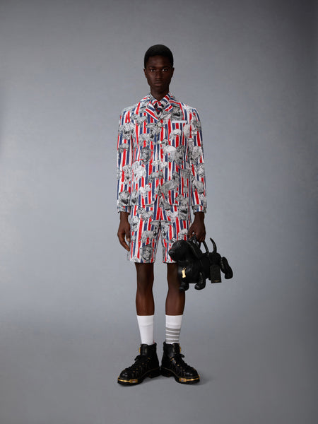 POPLIN HECTOR TOILE SHIRT RWBWHT